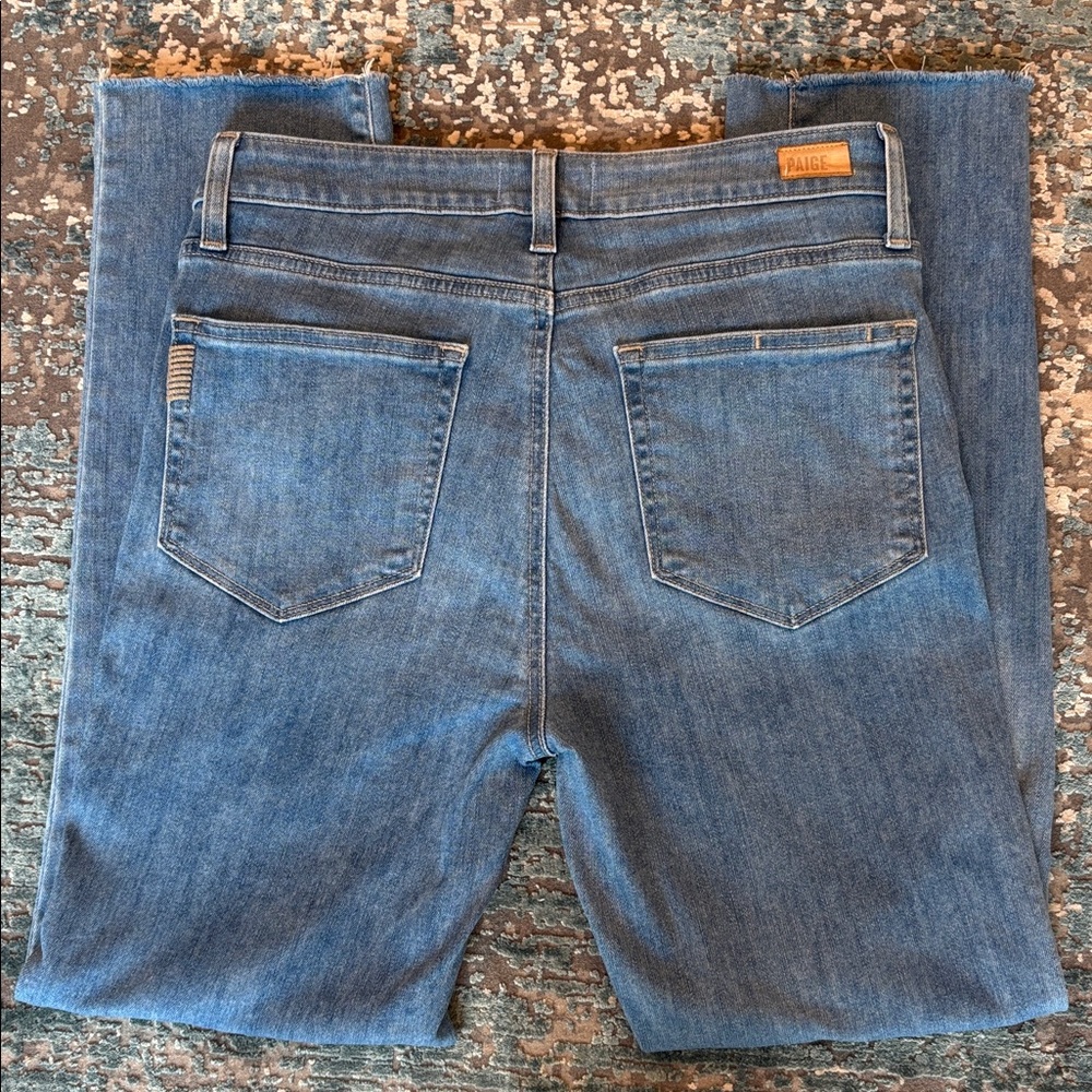 Paige Hoxton Slim Jeans Myla Wash High Rise Stretch Denim Blue Women’s Sz 29 - Picture 4 of 16